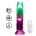 RealCock - LED Vibrating Straight Cock - Transparent - 15cm