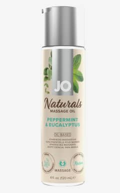 System JO - Naturals Massage Oil - Peppermint And Eucalyptus - 120 ml