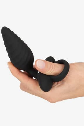 Anal Sex Toys Anos - Flexible Butt Plug Twisted Design With Vibrations