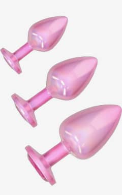 All Ouch! - Paris Collection Metal Anal Plug Set - Pink