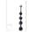 Levelz - Waterdrop Silicone Anal Balls - Black - L - 40 mm