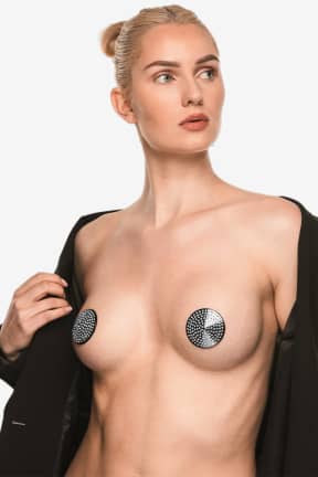 Nipple clamps & ticklers Guilty Pleasure - Accents - Glimmer Gaze Covers - Black