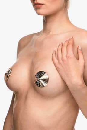 Nipple clamps & ticklers Guilty Pleasure - Accents - Glimmer Gaze Covers - Gold