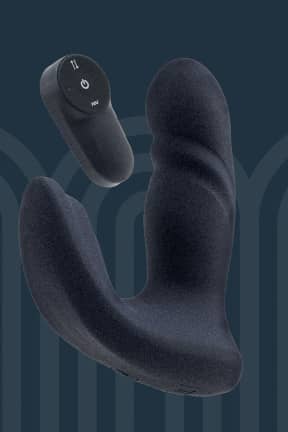 All Dreamtoys - Pulz - Blake Up And Down Duo Vibrator With Remote Control - Blue