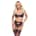 Cottelli Lingerie - Lace And Satin Set - Black - 80B/M