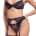Cottelli Lingerie - Lace And Satin Set - Black - 80C/M