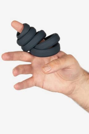 All Boners - 6 Piece Cock Ring Set - Grey