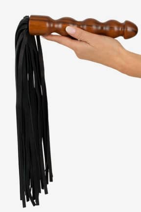 BDSM Zado Leather Flogger Wood