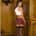 Reform School Girl Mini Skirt Red XL