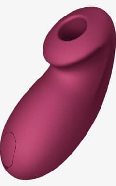 All Fun Factory - Desire Air Pulse Vibrator - Wine Red - Feel waves of touch-free air pulses with 11 playful modes, from tease to wow. Sleek, quiet, waterproof silicone with USB-C power and a 25-year warranty.