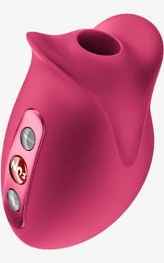 All Fun Factory - Belle Air Pulse Vibrator - Raspberry - Touch-free air pulses tease with oral-like waves for deep, no-numb pleasure. Waterproof, whisper-quiet, and rechargeable with 11 crave-worthy modes.