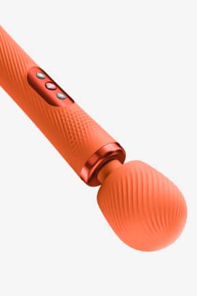 All Fun Factory - Vim Wand - Orange - Deep, rumbly waves in a generous 6 cm head, with 5 speeds and 3 teasing patterns.  
Whisper-quiet, beautifully balanced, and waterproof silicone for easy, confident clean-up.