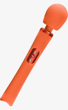 All Fun Factory - Vim Wand - Orange - Deep, rumbly waves in a generous 6 cm head, with 5 speeds and 3 teasing patterns.  
Whisper-quiet, beautifully balanced, and waterproof silicone for easy, confident clean-up.