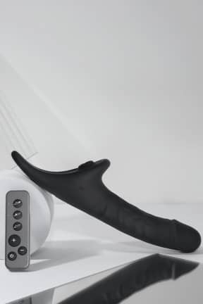 All Strap-On-Me - Multi Orgasm Realistic Dildo - Black - M