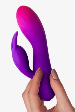 Vibrators Rocks-Off - Glo-Girl Rabbit - Pink/Purple
