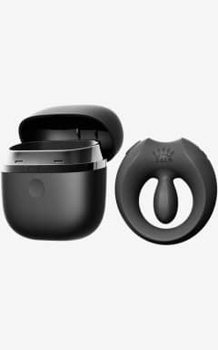 Cock Rings Zalo - Apis Vibrating Couples Ring - Black - Targeted vibration plus a snug, comfy fit to help you stay harder and feel more in sync. Take control your way—buttons, remote case, or app—with 8 modes and waterproof fun.