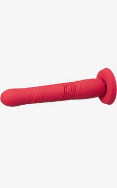 All Lovense - Gravity Thrusting Vibrator - Red - Powerful thrusting with a 3 cm stroke, plus a teasing tip vibe for layered thrills. App control unlocks endless custom patterns and long-distance play, even hands-free.