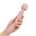 Good Vibes Only - Double-Sided Wand Vibrator - Soft Silicone - Pink