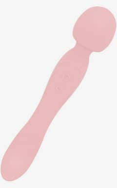 All Good Vibes Only - Double-Sided Wand Vibrator - Soft Silicone - Pink - Two ends, two moods - broad teasing or a focused point for toe-curling bliss. Quiet, splashproof, body-safe silicone, ready whenever you are.