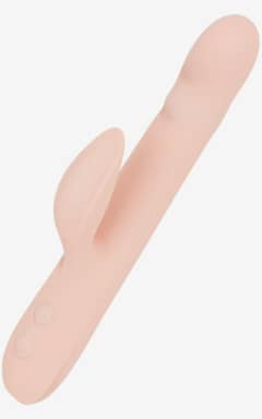 All Good Vibes Only - Thrusting Vibrator - Soft Silicone - Pink - Thrusting shaft plus clit pulser hit you in sync, with 3 speeds and 10 deep, teasing modes. Rechargeable, silky silicone and IPX7 waterproof for steamy play and easy clean-up.