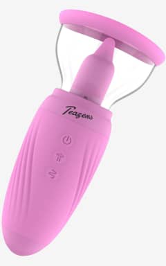 All Teazers - Suction Cup with Clitoris Vibrator - Seal in silky suction with 6 intensity levels for a slow build and a toe-curling finish. USB-rechargeable, body-safe silicone with 10 bunny-ear vibrations you control.