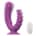 Teazers - Double Vibrator with Suction Cup and Remote - Purple