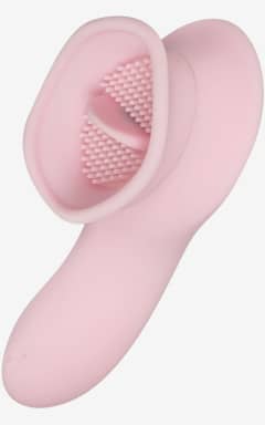 All Teazers – Clitoral Tong Vibrator – Pink - Tongue-shaped silicone tip teases with buzzy flicks for toe-curling clitoral focus. Rechargeable, compact, and travel-ready for quick, confident play anytime.