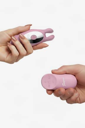 Vibrators Teazers – Bunny Couple Vibrator with Remote – Pink