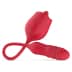 Teazers – Rose Thrusting Dildo Vibrator – Red