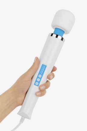 All MyMagicWand - Blue - Plug in and melt into deep, steady power with 6 thrilling speeds and patterns. Luxe silicone head and flexible neck hit the spot, again and again.