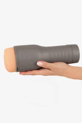 Pocket Pussy V-Stroker Melissa - Slip into this Pocket Pussy for stretchy, textured pleasure that hugs you just right. Clean it fast, cap it tight, then stash it away for discreet, quiet fun.