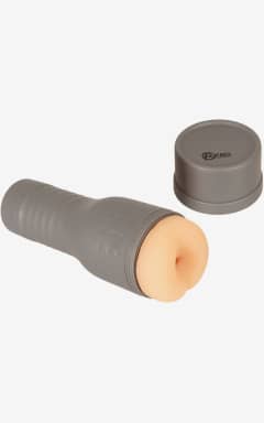 Pocket Pussy V-Stroker Cindys Butt - Pocket Pussy with a tight, skin-like TPE sleeve and deep ribs for wicked anal-style grip. Discreet case, no buzz, easy-clean sleeve, pack it and play anytime.