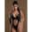 Daring Intimates  - Wetlook Bodysuit With Zipper S/M