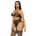 Leg Avenue - Lace Bra, String and Garter Belt Stockings