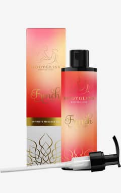 All BodyGliss - French Kiss Massage Lube - 150 ml - Silky, long-lasting glide that stays smooth and never gets sticky.  
Neroli-scented and skin-softening, so massage can easily turn into more.