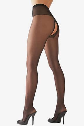 Lingerie Cottelli - Crotchless Tights - Black - Opening in the branch
Provides access to stimulate your erogenous zones
Reinforced rubber finish
