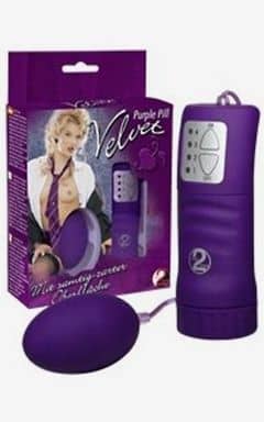 Vibrating Eggs Purple Pill Velvet