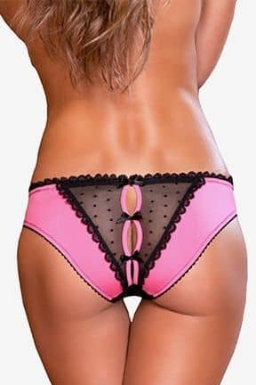 Lingerie Crotchless Frills Panty 