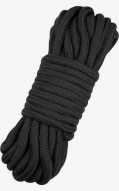  Handcuffs and binding Japanese Silk Rope - Svart